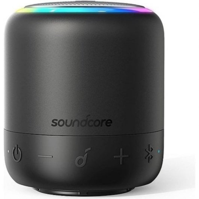 Soundcore Mini 3 Pro Altavoz Portátil con LED RGB Resistente al Agua Negro