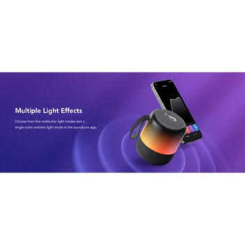 Soundcore Glow Mini Altavoz Portátil Inalámbrico Negro