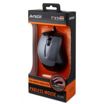 Ratón A4Tech N-500F USB 1600DPI Negro Gris V-Track Right-Hand Ratón A4Tech N-500F USB 1600DPI Negro Gris V-Track Right-Hand