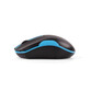 Ratón A4Tech G3-200N Inalámbrico RF 1000 DPI Negro Azul Ambidiestro Ergonomía
