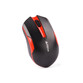 Ratón A4Tech G3-200N inalámbrico RF 1000 DPI negro rojo ambidiestro