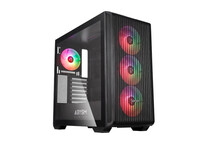 Torre PC Abysm Gaming Danube Kamp BX300 Full Tower Cristal Templado USB-C Negra