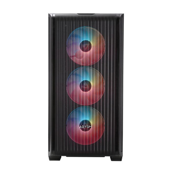 Torre PC Abysm Gaming Danube Kamp BX300 Full Tower Cristal Templado USB-C Negra