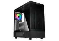 Torre PC Abysm Gaming Danube Sava H400 Full Tower Doble Cristal Templado USB-C Negra