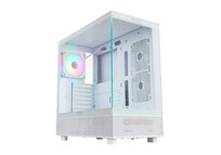 Torre PC Abysm Gaming Danube Sava H400 Full Tower Doble Cristal Templado USB-C Blanca