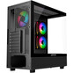 Torre PC Abysm Danube Sava H400 Prime ARGB Cristal Templado USB-C 3.2 Negra Torre PC Abysm Danube Sava H400 Prime ARGB Cristal Templado USB-C 3.2 Negra
