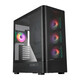 Torre PC Caja ATX Abysm Danube Sava H500 II Air ARGB Negra Vidrio Templado 4 Ventiladores USB-C