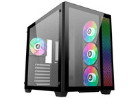 Abysm Gaming Danube SAVA Mid Tower ARGB Cristal Templado USB-C Negra