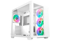 Abysm Danube SAVA 285 BX203 ARGB Cristal Templado USB 3.0 Blanca