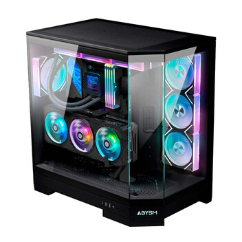 Torre PC Abysm DANUBE SAVA H600 Cristal Templado USB 3.2 Negra