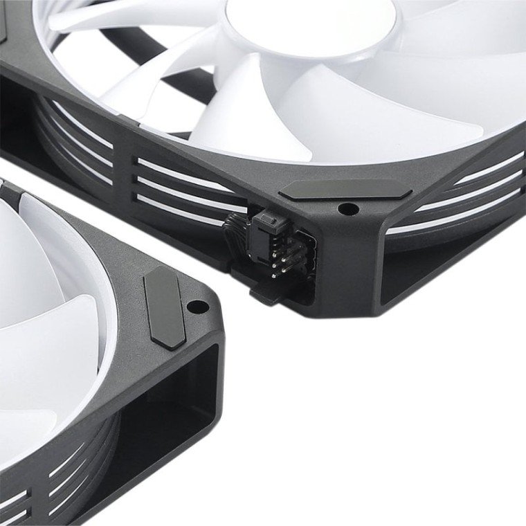 Abysm Arclight 2.0 ARGB Ventilador 120mm PWM con Conexión en Serie Negro Pack 3 Unidades