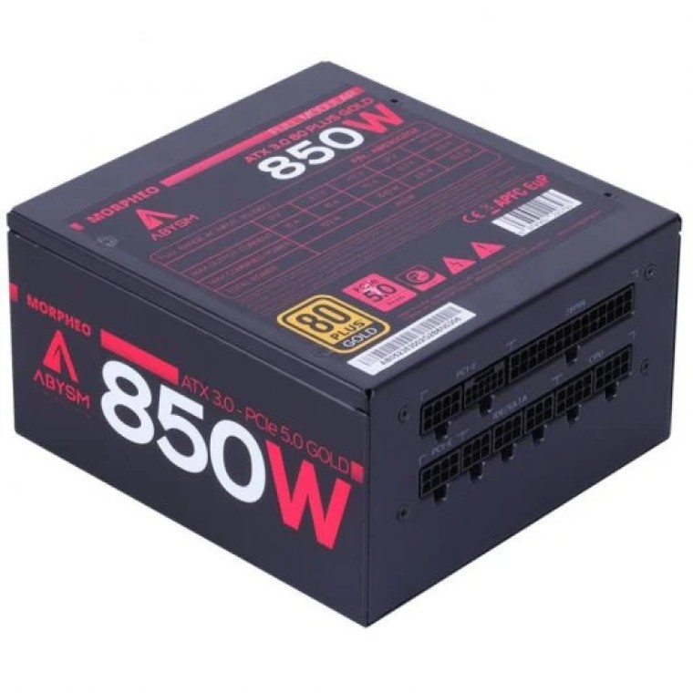 Abysm Gaming Morpheo G2 850W 80+ Gold Full Modular Fuente de Alimentación