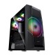 Abysm Gaming Danube Hron Black Caja PC ATX Cristal Templado USB 3.0 Negra