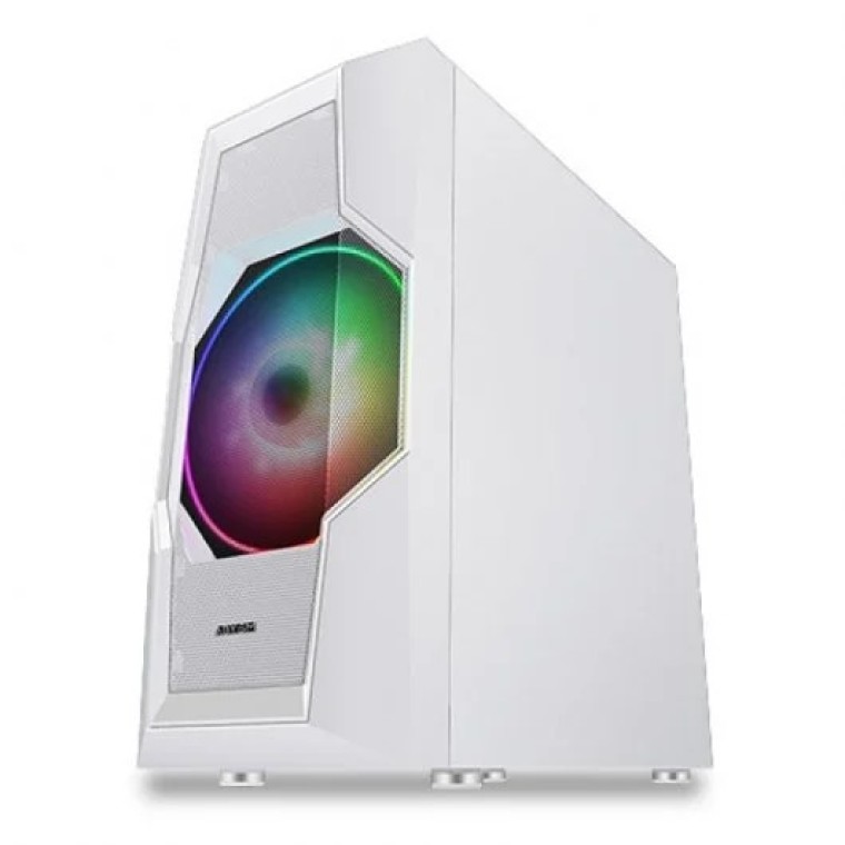 Abysm Gaming Danube Hron White Caja PC ATX Cristal Templado USB 3.0 Blanca