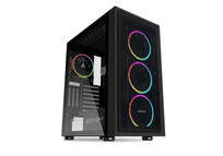 Abysm Gaming Danube Kamp ARGB Caja PC ATX Cristal Templado USB 3.0 Negra