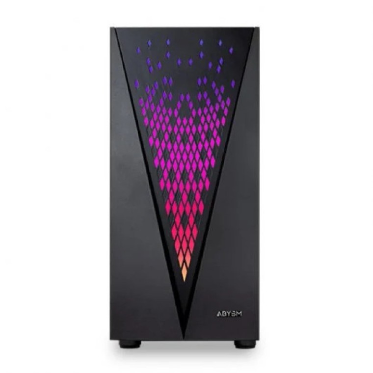 Abysm Gaming Danube Kolpa ARGB Caja PC ATX Cristal Templado USB 3.0 Negro