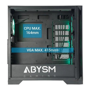 Abysm Gaming Danube Mura BX300 ARGB E-ATX Cristal Templado USB 3.2 Negra Abysm Gaming Danube Mura BX300 ARGB E-ATX Cristal Templado USB 3.2 Negra