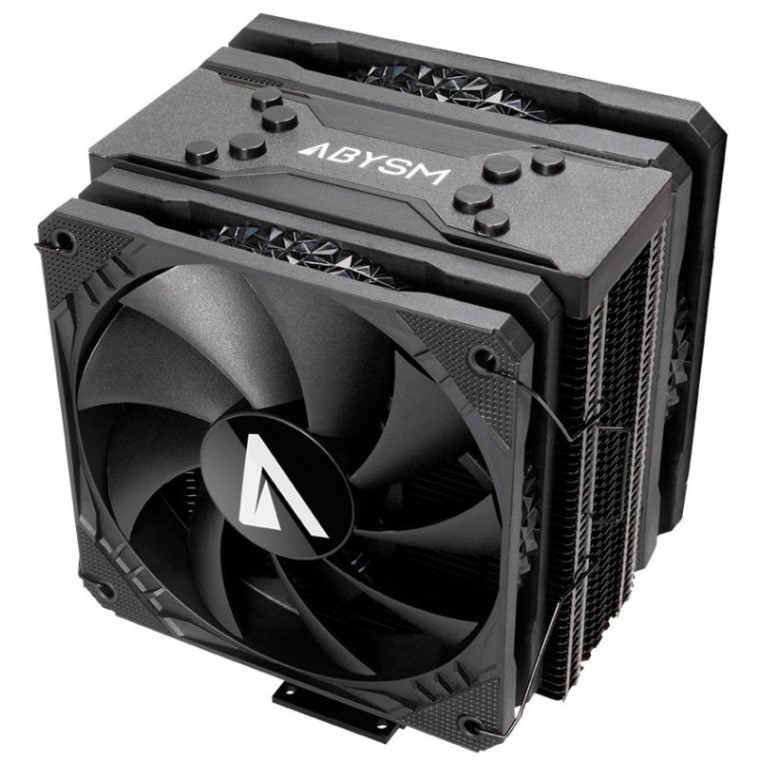 Abysm Gaming Aire Snow IV 4 Pipes Ventilador CPU 120mm Negro