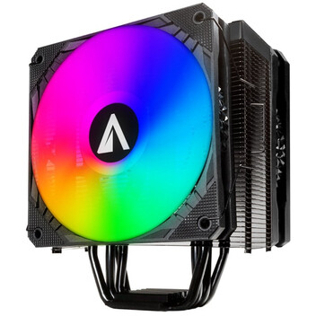 Abysm Gaming Aire Snow IV ARGB 4 Pipes Ventilador CPU 120mm Negro Abysm Gaming Aire Snow IV ARGB 4 Pipes Ventilador CPU 120mm Negro