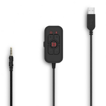 Abysm Gaming AG700 Pro 7.1 Auriculares Gaming Negro/Rojo Abysm Gaming AG700 Pro 7.1 Auriculares Gaming Negro/Rojo