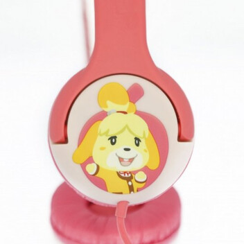 OTL Technologies Animal Crossing Isabelle Auriculares Infantiles con Limitador de Volumen