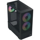 Torre PC Semitorre AeroCool B508A ATX Negra, lateral cristal templado, 5 ventiladores ARGB, soporte Torre PC Semitorre AeroCool B508A ATX Negra, lateral cristal templado, 5 ventiladores ARGB, soporte
