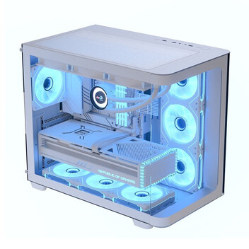 Torre PC Caja PC Aerocool P500C Blanca ARGB Vidrio Templado ATX / Micro-ATX / Mini-ITX 4 Ventiladore Torre PC Caja PC Aerocool P500C Blanca ARGB Vidrio Templado ATX / Micro-ATX / Mini-ITX 4 Ventiladore