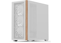Torre PC Caja PC Aerocool D301A Mini Torre Blanca Mesh mATX RGB USB-C Soporte GPU 410mm