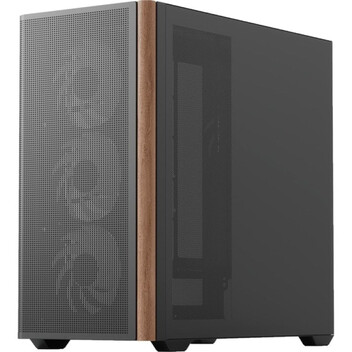 Torre PC Caja Aerocool D301A Mini Torre Mesh RGB µATX Negro Hasta 410mm GPU/360mm RL
