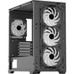 Torre PC Caja Aerocool D301A Mini Torre Mesh RGB µATX Negro Hasta 410mm GPU/360mm RL