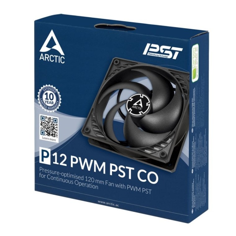 Arctic P12 PWM PST CO Ventilador 120mm Negro