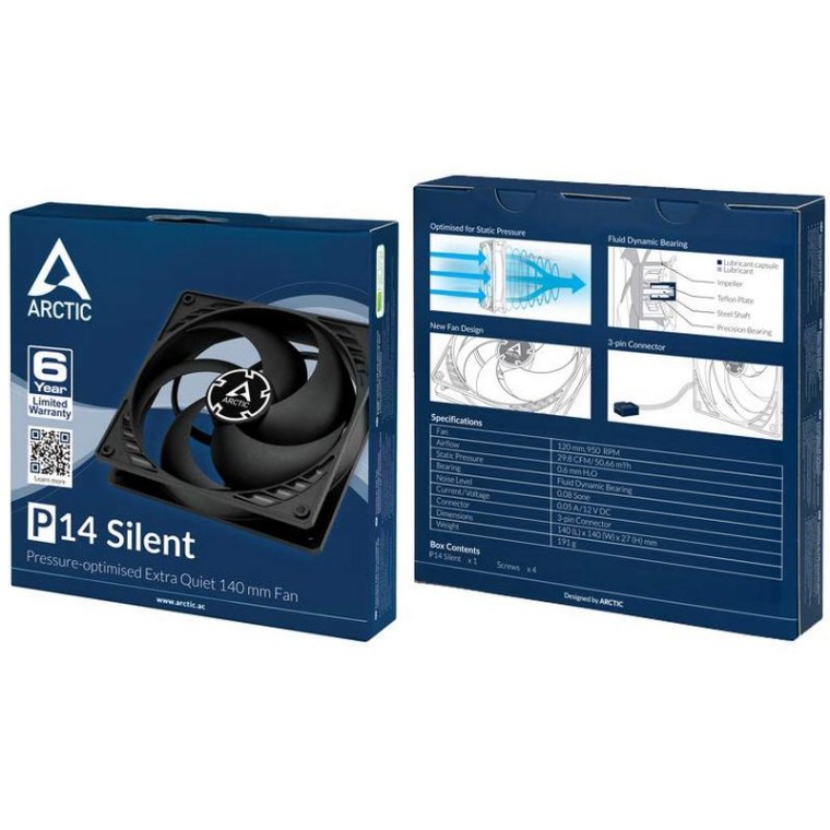 Arctic P14 Silent Ventilador 140mm