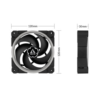 Arctic BioniX P120 A-RGB Kit 3 Ventiladores 120mm