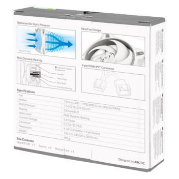 Arctic Bionix P140 Ventilador Suplementario 140mm Arctic Bionix P140 Ventilador Suplementario 140mm