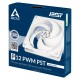 Arctic P12 PWM PST Ventilador Suplementario 120mm Blanco