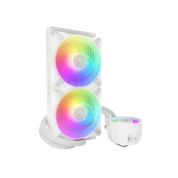 Refrigeración líquida ARCTIC Liquid Freezer III 280 A-RGB 2x140mm Blanco PWM Multisocket Refrigeración líquida ARCTIC Liquid Freezer III 280 A-RGB 2x140mm Blanco PWM Multisocket