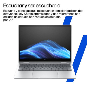 Portátil HP EliteBook 8 Flip G1i 13.3" Intel Core Ultra 7 255U 32GB 1TB SSD Táctil AI Windows 11 Pro