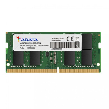 Adata SO-DIMM DDR4 2666MHz 8GB CL19 Adata SO-DIMM DDR4 2666MHz 8GB CL19