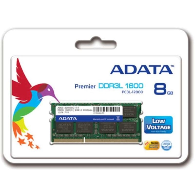 Adata Premier ADDS1600W8G11-S SODIMM DDR3L 1600MHz 8GB 1x8GB CL11