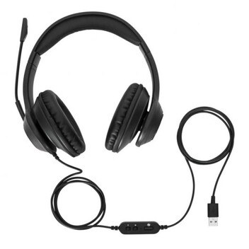 Targus AEH102GL Auriculares con Micrófono USB Negros