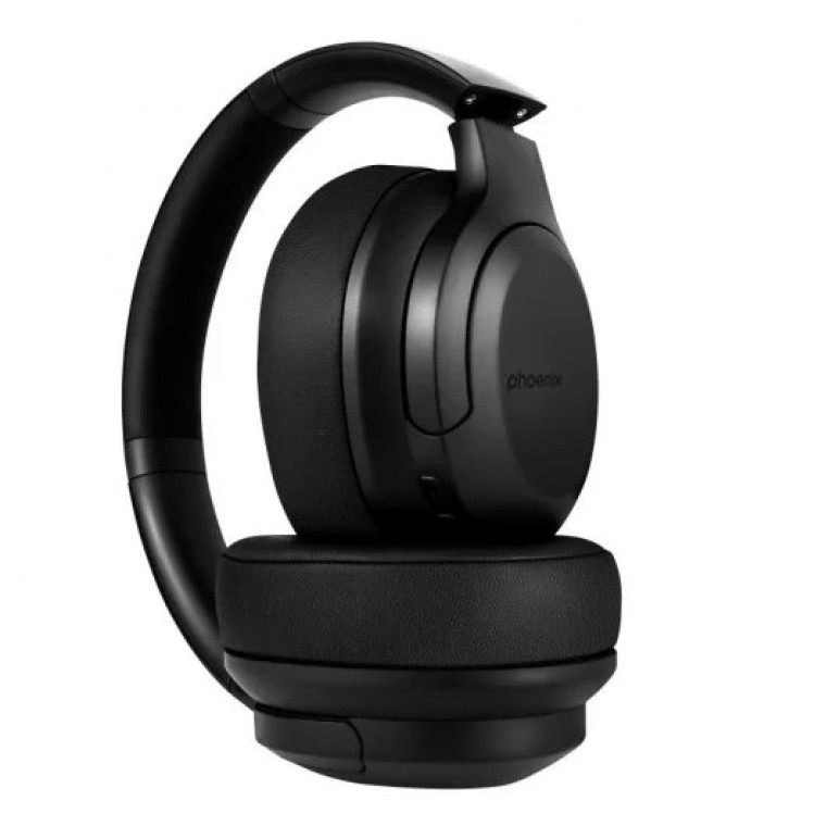 Phoenix Aeris Auriculares Bluetooth con Cancelación de Ruido Activa Negros