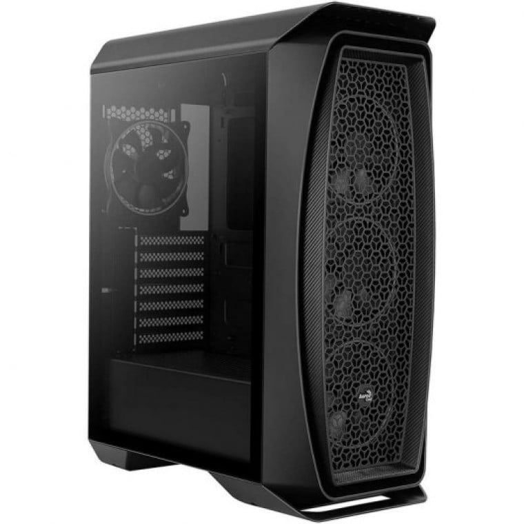 Aerocool Aero One Eclipse Cristal Templado USB 3.1 RGB Negra