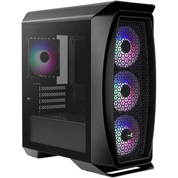 Torre PC Aerocool Aero One Mini Frost Cristal Templado USB 3.0 RGB Negra Torre PC Aerocool Aero One Mini Frost Cristal Templado USB 3.0 RGB Negra
