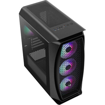 Torre PC Aerocool Aero One Mini Frost Cristal Templado USB 3.0 RGB Negra Torre PC Aerocool Aero One Mini Frost Cristal Templado USB 3.0 RGB Negra