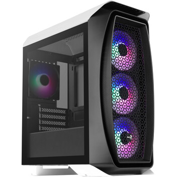 Torre PC Aerocool Aero One Mini Frost Cristal Templado USB 3.1 RGB Blanca