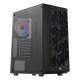 Aerocool Hive Cristal Templado USB 3.2 ARGB Negra