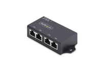 Fuente Alimentación StarTech 30W Gigabit PoE+ 2 Puertos Certificación IEEE 80
