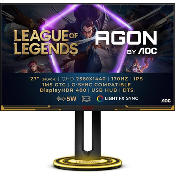 AOC AGON Pro AG275QXL League of Legends 27" LED IPS QHD 170Hz G-Sync Compatible AOC AGON Pro AG275QXL League of Legends 27" LED IPS QHD 170Hz G-Sync Compatible