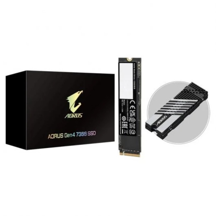 Gigabyte AORUS Gen4 7300 1TB SSD M.2 PCIe 4.0 3D TLC NAND NVMe