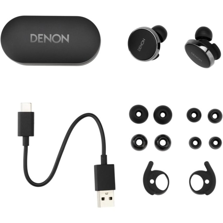 Denon Perl Pro Auriculares Bluetooth True Wireless con Cancelación de Ruido